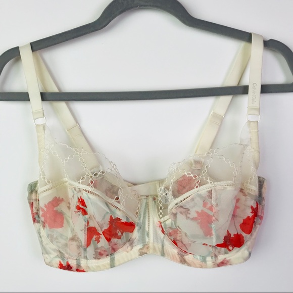 Calvin Klein Other - Calvin Klein Floral Lace Bra 36DD